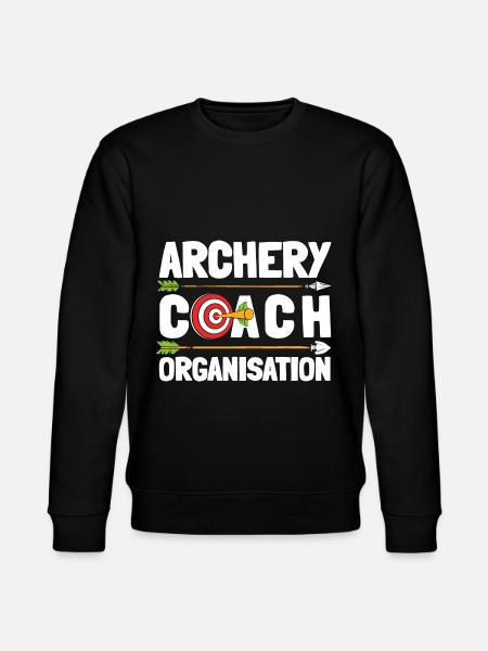 Archer Archery Arrow Archery Archery - Stanley/Stella CHANGER Unisex Organic Sweatshirt - black