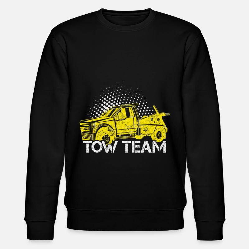 Abschleppwagen Abschleppdienst Abschlepper - Stanley/Stella Unisex Bio-Sweatshirt CHANGER  - Schwarz