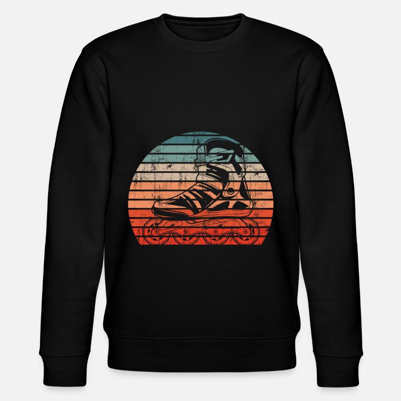 Roller Skates Running Roller Skates - Stanley/Stella CHANGER Unisex Organic Sweatshirt - black