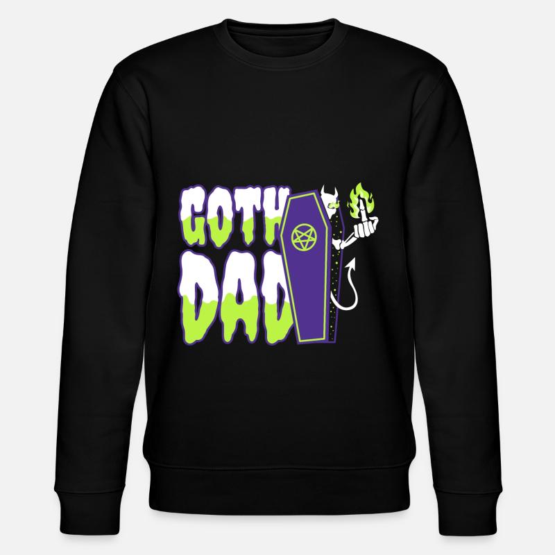 Goth Dad - Stanley/Stella Unisex Bio-Sweatshirt CHANGER  - Schwarz