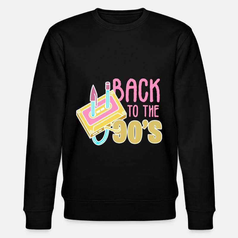 90s 90 - Sweat bio CHANGER Stanley/Stella Unisexe - noir