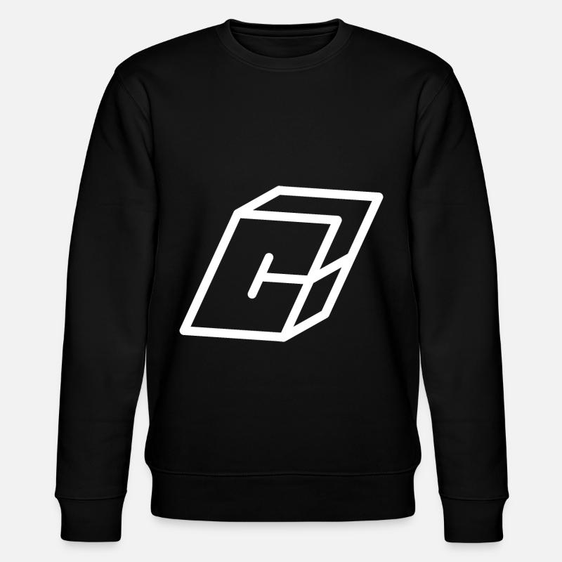 Lettre d’esquisse C - Sweat bio CHANGER Stanley/Stella Unisexe - noir