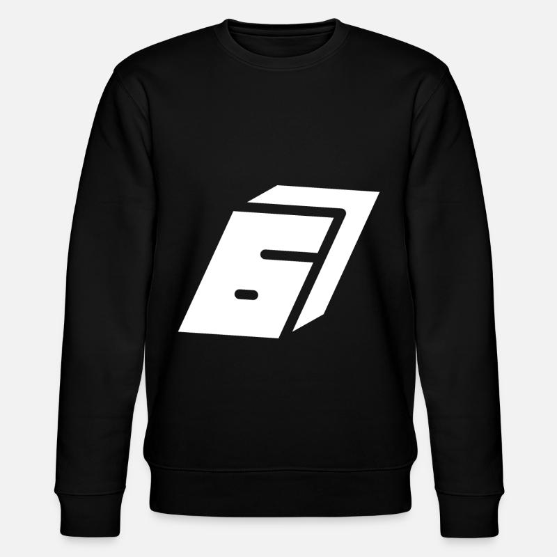 Abstract number 6 - Stanley/Stella CHANGER Unisex Organic Sweatshirt - black