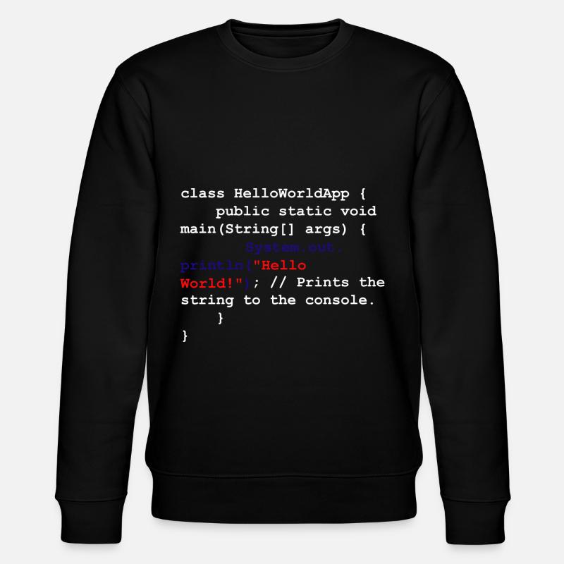 Coder Software Développeur - Sweat bio CHANGER Stanley/Stella Unisexe - noir