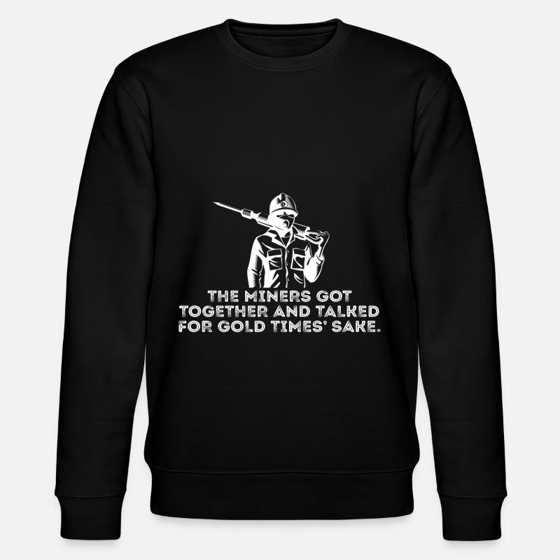 Gold Mining Gold Mine - Stanley/Stella CHANGER Unisex Organic Sweatshirt - black