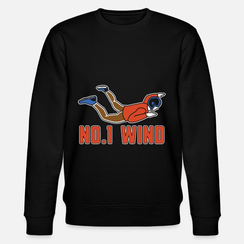 Indoor-Skydiving - Stanley/Stella Unisex Bio-Sweatshirt CHANGER - Schwarz