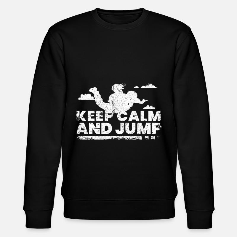 Skydiving Skydiving Sky Diving - Stanley/Stella CHANGER Unisex Organic Sweatshirt - black