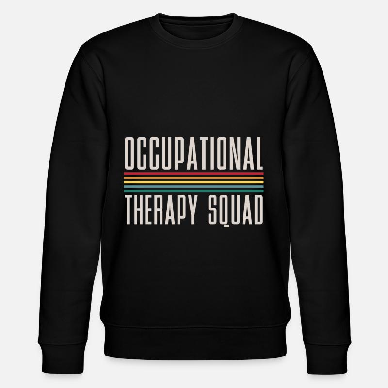 Ergotherapie Praxis Geschenk Ergotherapeut - Stanley/Stella Unisex Bio-Sweatshirt CHANGER - Schwarz