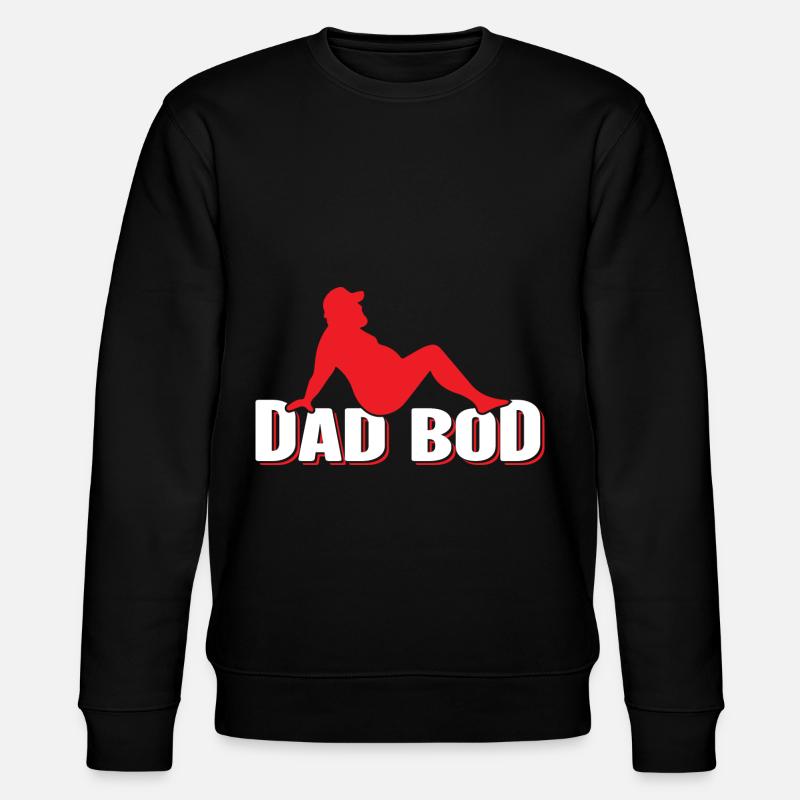 Dad Bod - Stanley/Stella CHANGER Unisex Organic Sweatshirt - black