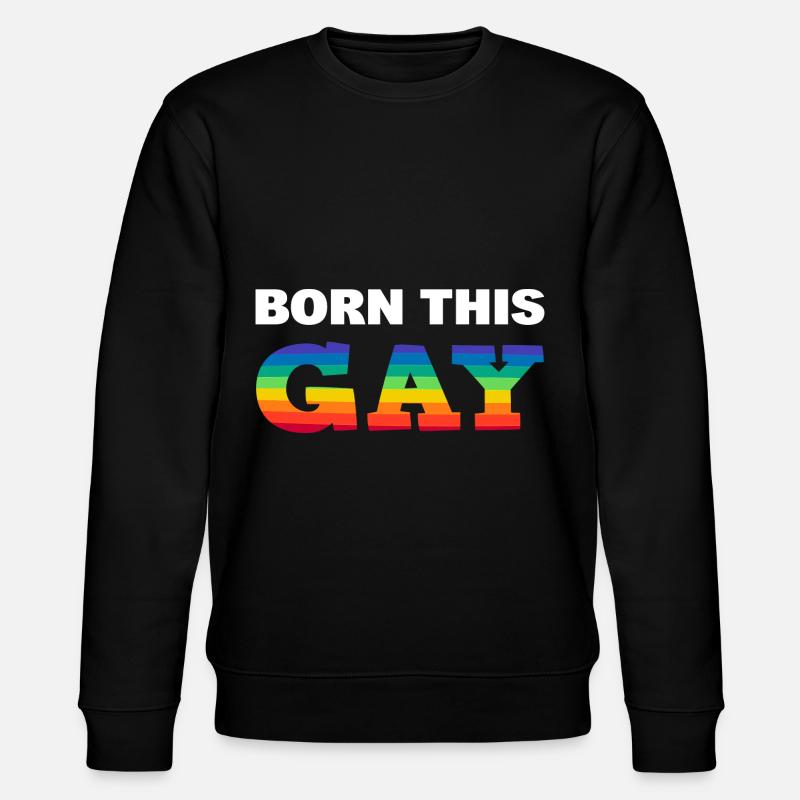 Né ce transgenre gay - Sweat bio CHANGER Stanley/Stella Unisexe - noir