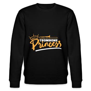 Trombone - Stanley/Stella CHANGER Unisex Organic Sweatshirt - black - Front - Nik (191cm) & Marisol (170cm)