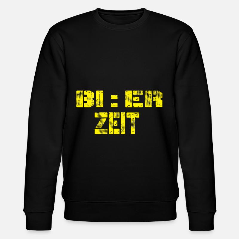 Bier Biertrinker Bier trinken Bierzeit - Stanley/Stella Unisex Bio-Sweatshirt CHANGER  - Schwarz