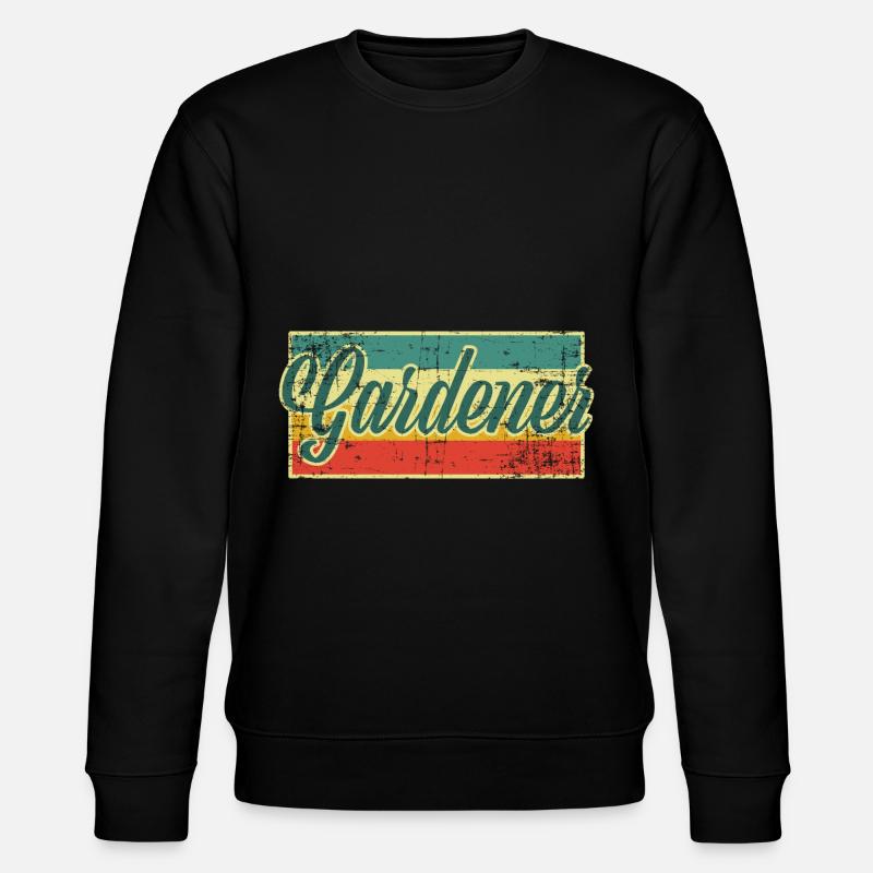 Gärtner - Stanley/Stella Unisex Bio-Sweatshirt CHANGER  - Schwarz