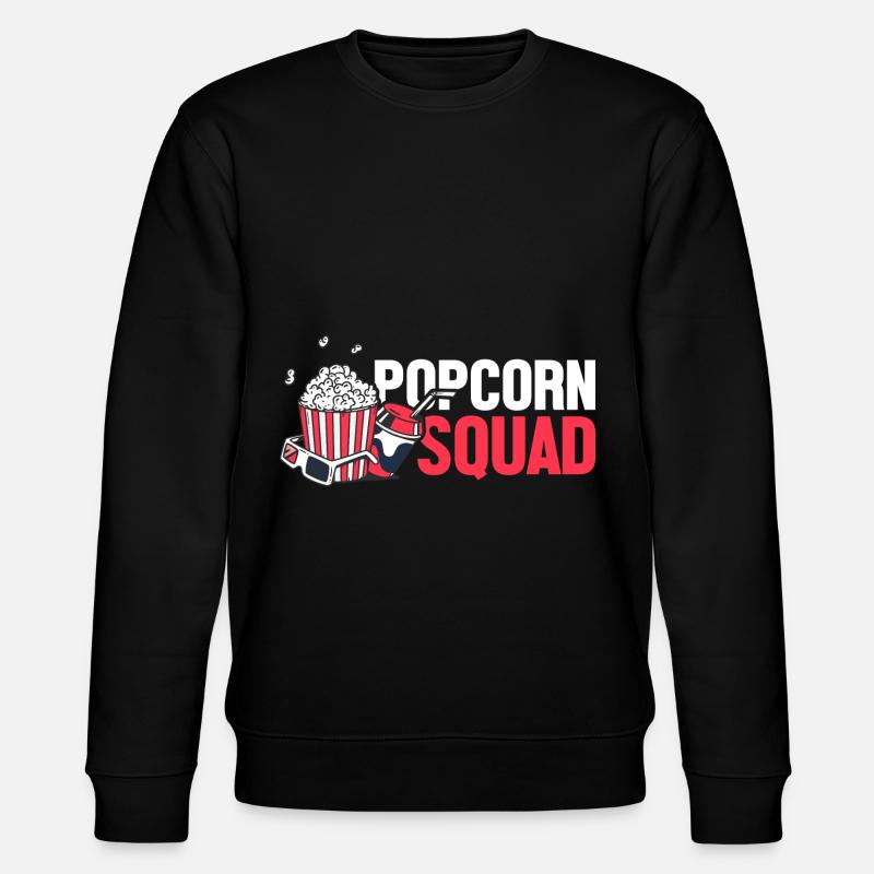 Popcorn - Stanley/Stella Unisex Bio-Sweatshirt CHANGER - Schwarz