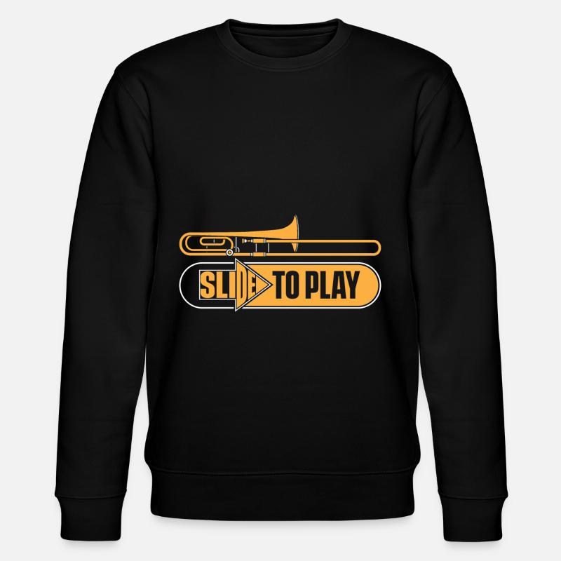 Trombone - Stanley/Stella CHANGER Unisex Organic Sweatshirt - black