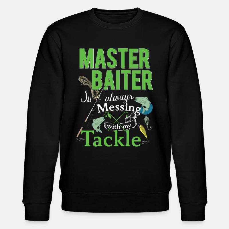 Master Baiter - Stanley/Stella CHANGER Unisex Organic Sweatshirt - black