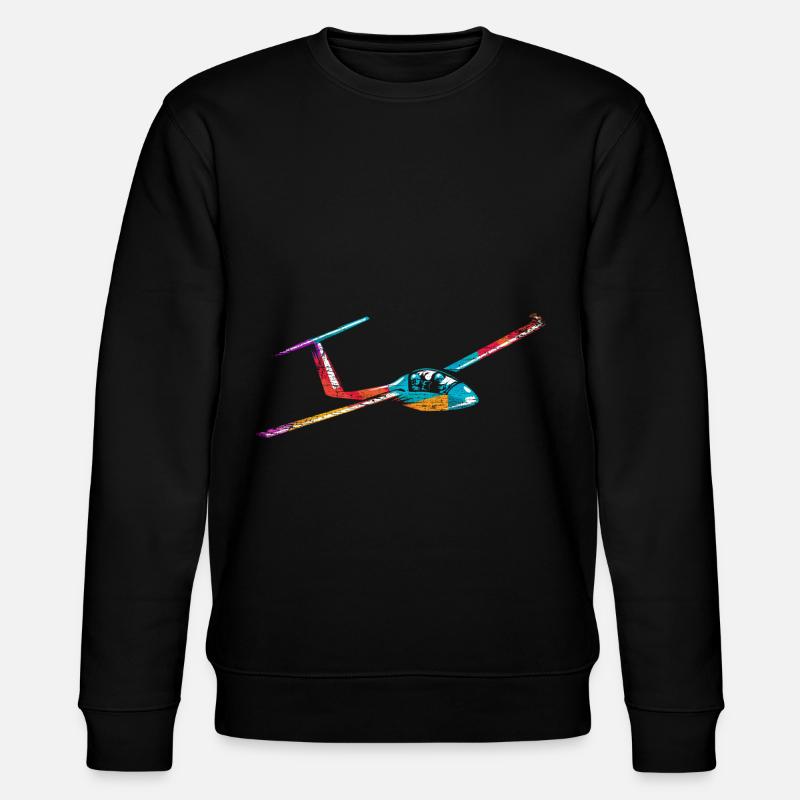 Planeur pilote - Sweat bio CHANGER Stanley/Stella Unisexe - noir