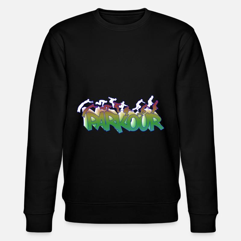 Parkour Freerunning Traceur - Stanley/Stella Unisex Bio-Sweatshirt CHANGER  - Schwarz