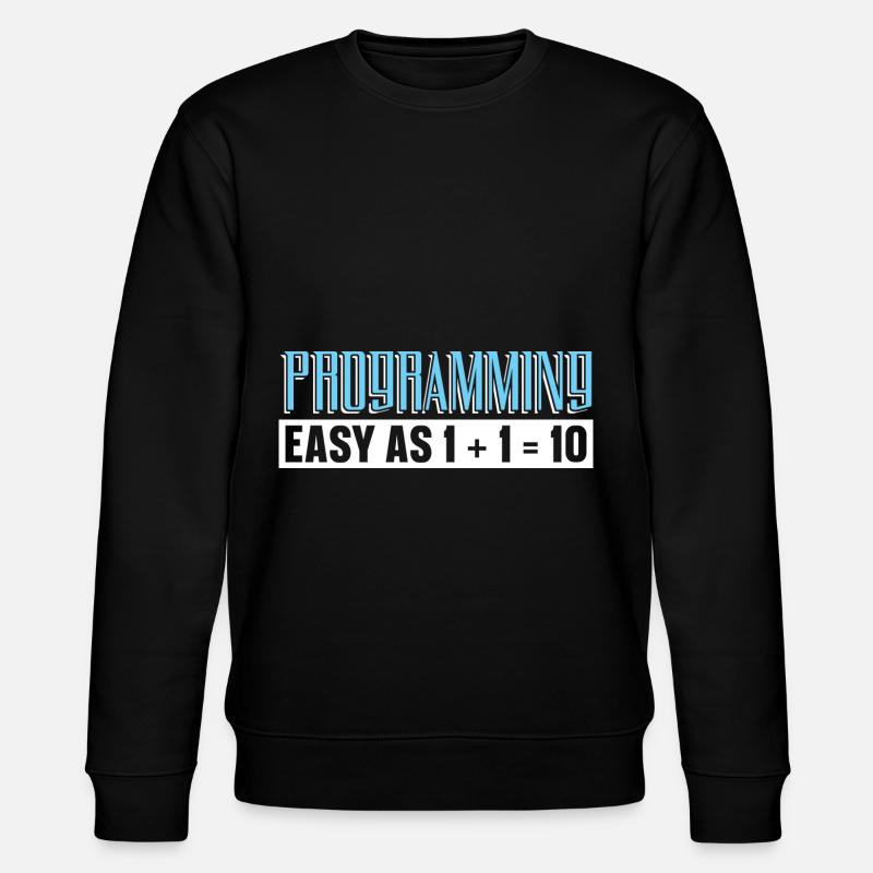 Programmierer Coder Software Entwickler - Stanley/Stella Unisex Bio-Sweatshirt CHANGER  - Schwarz