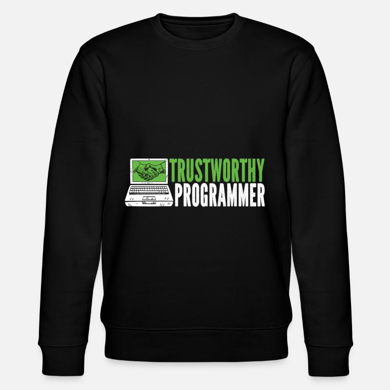 Programmer Coder Software Developer - Stanley/Stella CHANGER Unisex Organic Sweatshirt - black