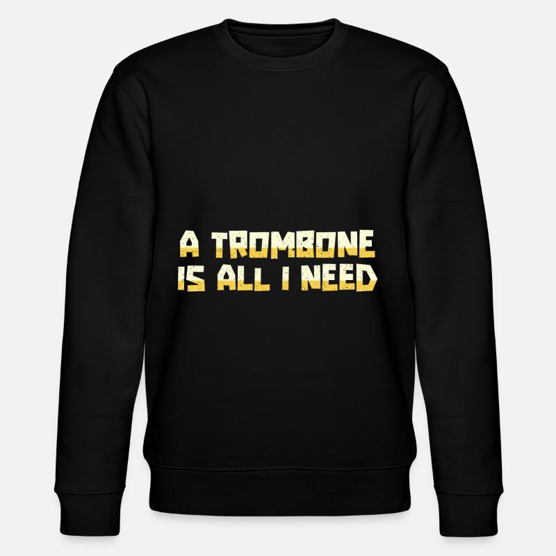 Trombone - Sweat bio CHANGER Stanley/Stella Unisexe - noir