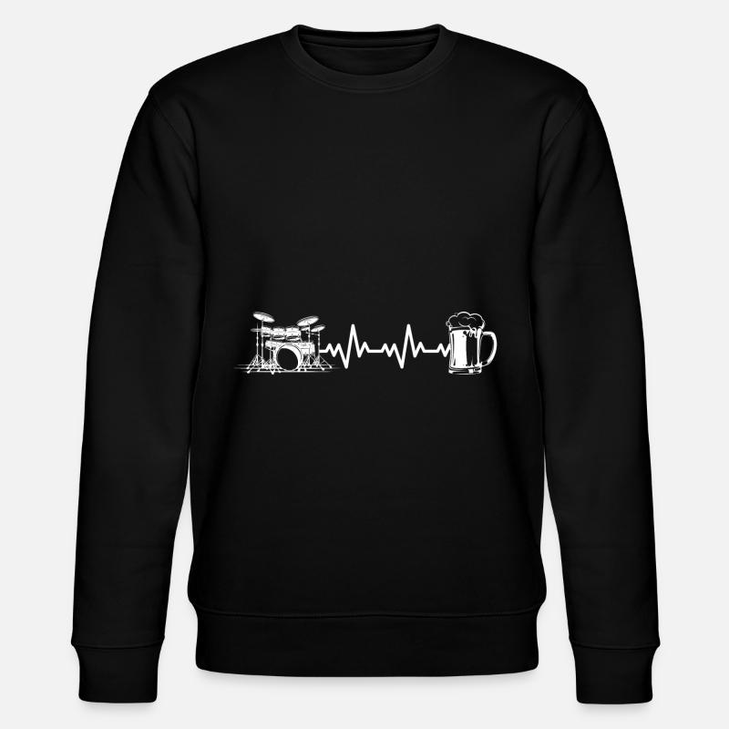 Batteur batteur batteur - Sweat bio CHANGER Stanley/Stella Unisexe - noir