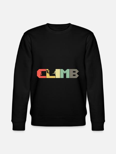 Climbing Mountaineering Climbers - Stanley/Stella CHANGER Unisex Organic Sweatshirt - black