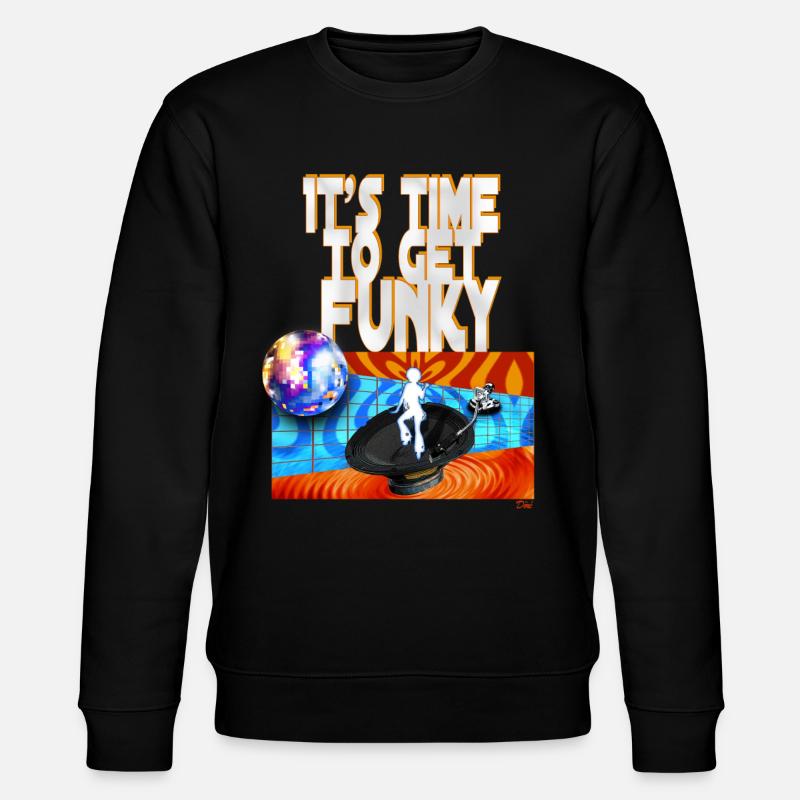 It's time to get funky - Stanley/Stella CHANGER Unisex Organic Sweatshirt - black