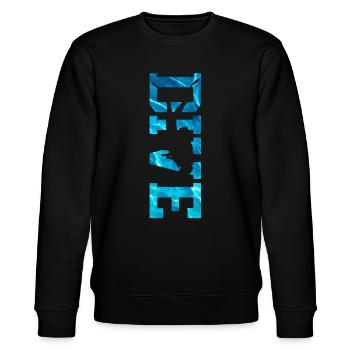 Diving Diver Ocean Lovers - Stanley/Stella CHANGER Unisex Organic Sweatshirt - black - Front - Nik (191cm) & Marisol (170cm)