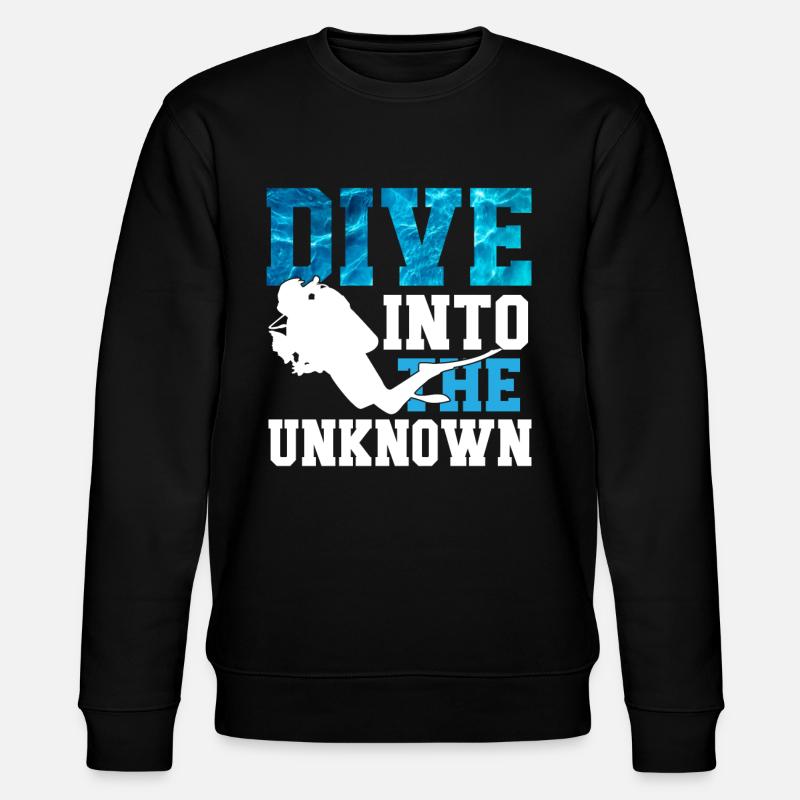 Diving Diver Ocean Lovers - Stanley/Stella CHANGER Unisex Organic Sweatshirt - black