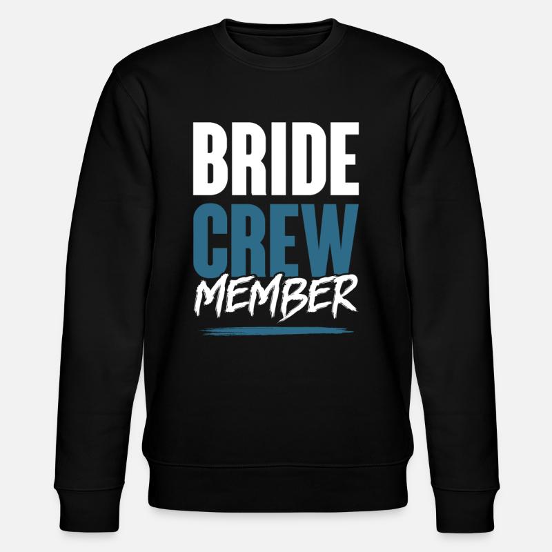 Bride Crew - Stanley/Stella Unisex Bio-Sweatshirt CHANGER  - Schwarz