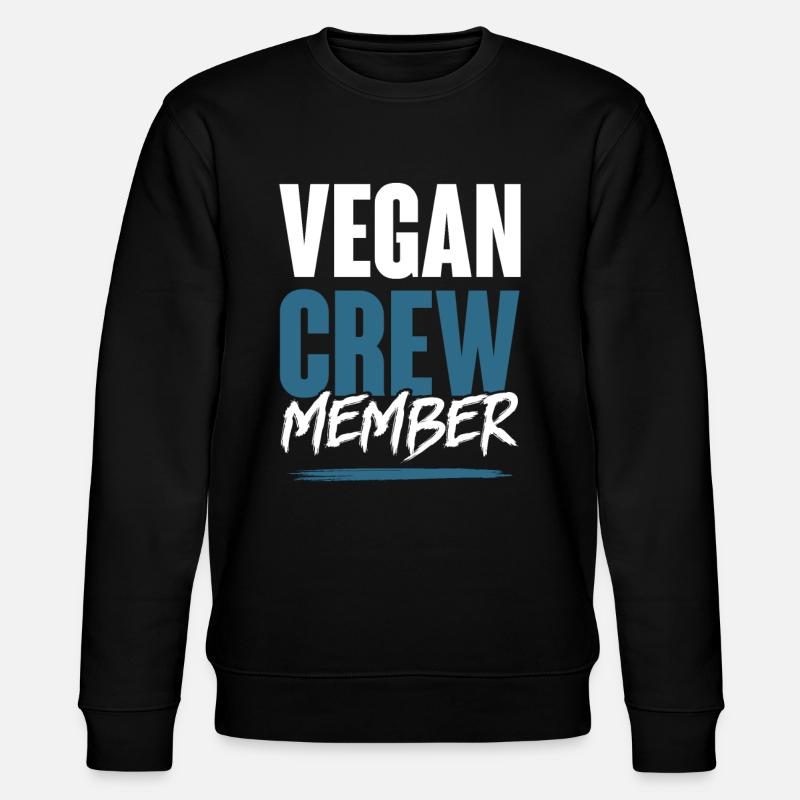 Équipage végétalien - Sweat bio CHANGER Stanley/Stella Unisexe - noir