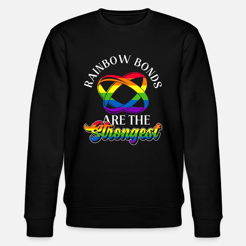 Gay Pride Hochzeit Homo-Ehe - Stanley/Stella Unisex Bio-Sweatshirt CHANGER  - Schwarz