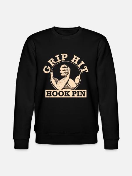 Arm Wrestling Armwrestling Arm Wrestler - Stanley/Stella CHANGER Unisex Organic Sweatshirt - black