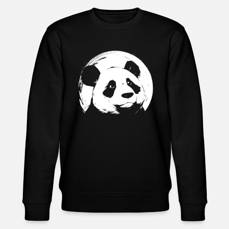 Panda Ours Panda géant japonais - Sweat bio CHANGER Stanley/Stella Unisexe - noir