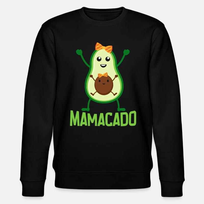 Avocat Maman Mamacado Maman Enceinte - Sweat bio CHANGER Stanley/Stella Unisexe - noir