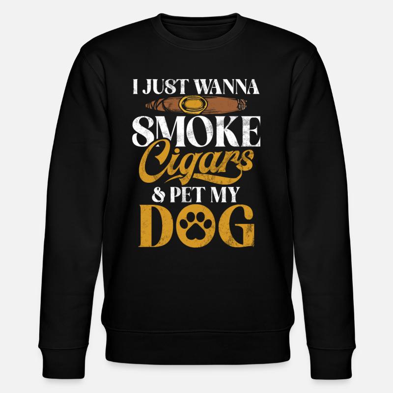 Fumeur de cigares - Sweat bio CHANGER Stanley/Stella Unisexe - noir