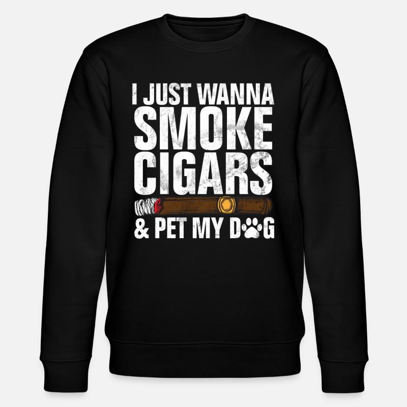 Fumeur de cigares - Sweat bio CHANGER Stanley/Stella Unisexe - noir