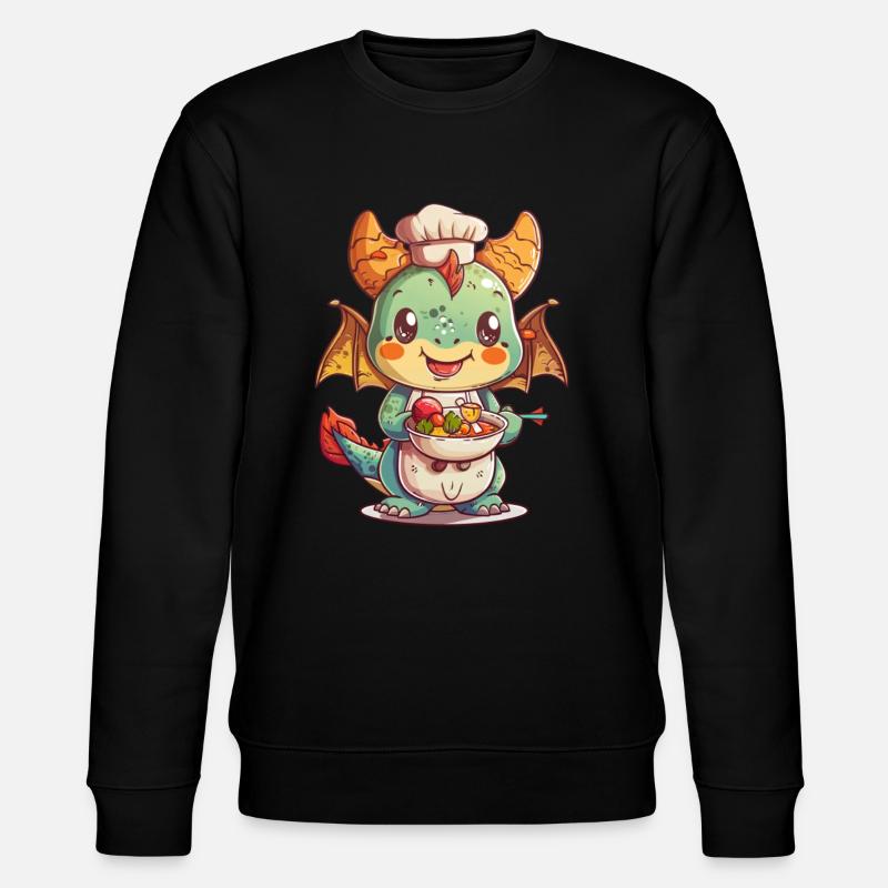Dragon Ramen Japonais Kawaii - Sweat bio CHANGER Stanley/Stella Unisexe - noir