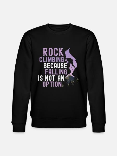 Klettern Mountain Boulder Climble Kletterer - Stanley/Stella Unisex Bio-Sweatshirt CHANGER - Schwarz