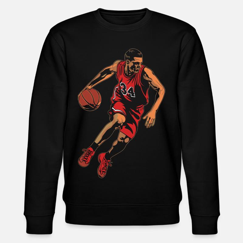 Graphiques de basketteur - Sweat bio CHANGER Stanley/Stella Unisexe - noir