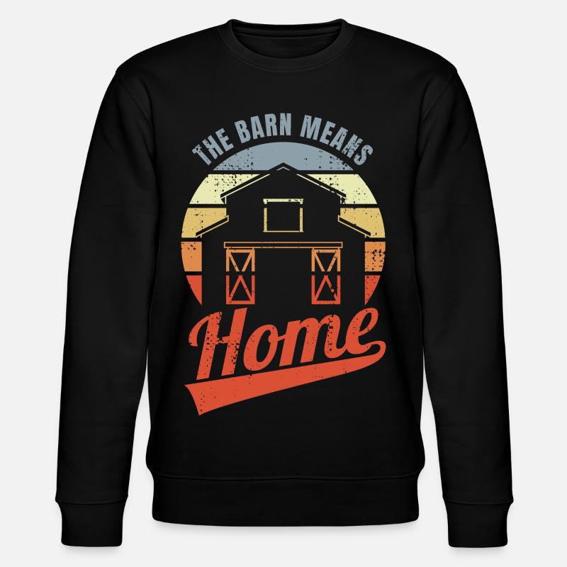 La grange est synonyme de chez-soi - Sweat bio CHANGER Stanley/Stella Unisexe - noir