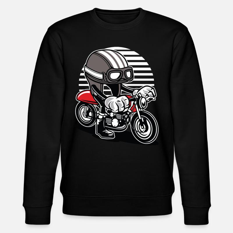 Caferacer Helm - Stanley/Stella Unisex Bio-Sweatshirt CHANGER  - Schwarz