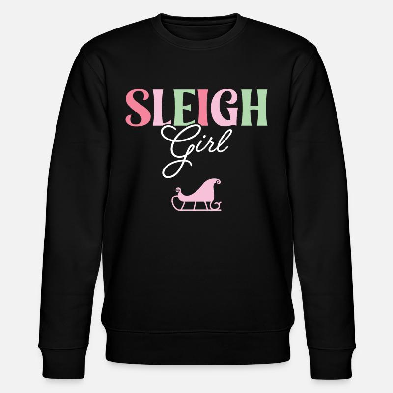 Schlittenmädchen - Stanley/Stella Unisex Bio-Sweatshirt CHANGER - Schwarz