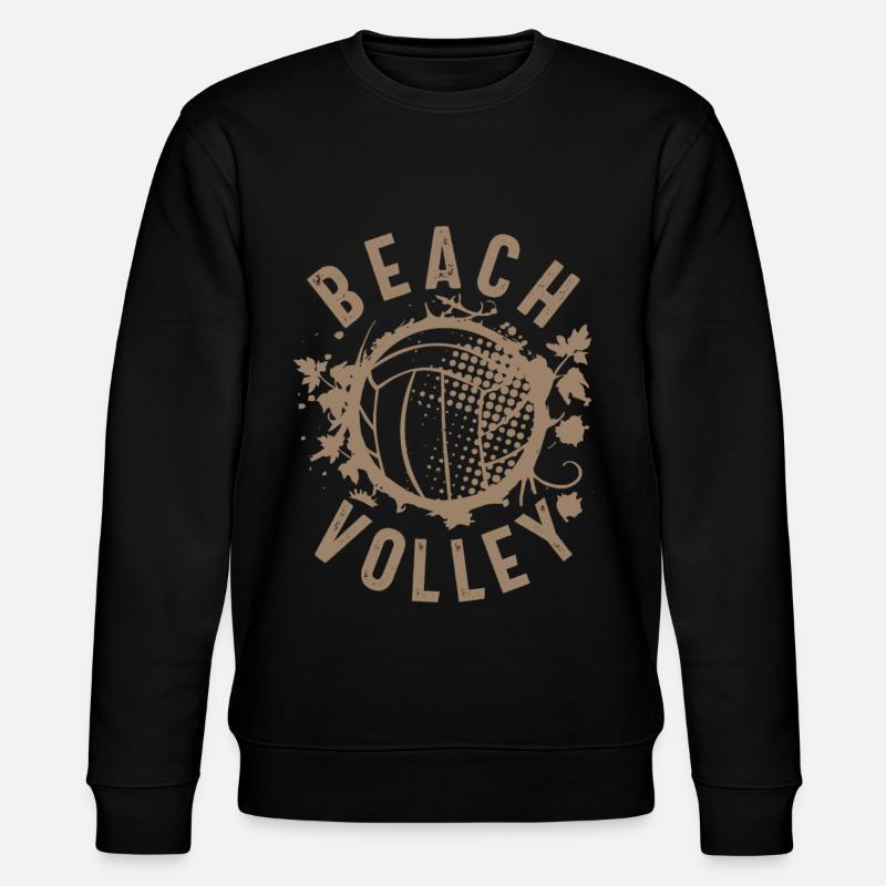 Beach-Volleyball - Stanley/Stella Unisex Bio-Sweatshirt CHANGER  - Schwarz