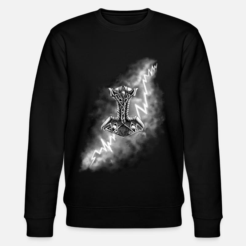 Marteau de Thor - Sweat bio CHANGER Stanley/Stella Unisexe - noir