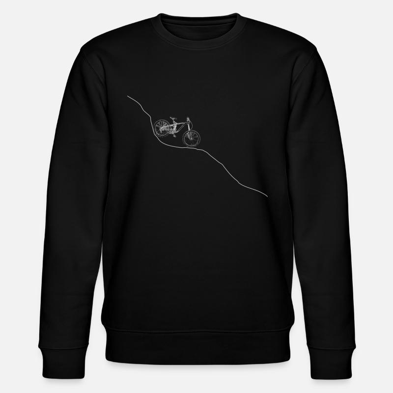 Downhill Path - Stanley/Stella CHANGER Unisex Organic Sweatshirt - black