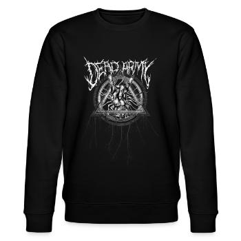 Dead Army - Zombie Hand - Stanley/Stella Unisex Bio-Sweatshirt CHANGER  - Schwarz - Vorne - Nik (191cm) & Marisol (170cm)