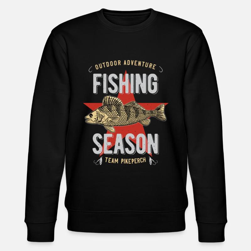 Zander Pikeperch - Stanley/Stella CHANGER Unisex Organic Sweatshirt - black