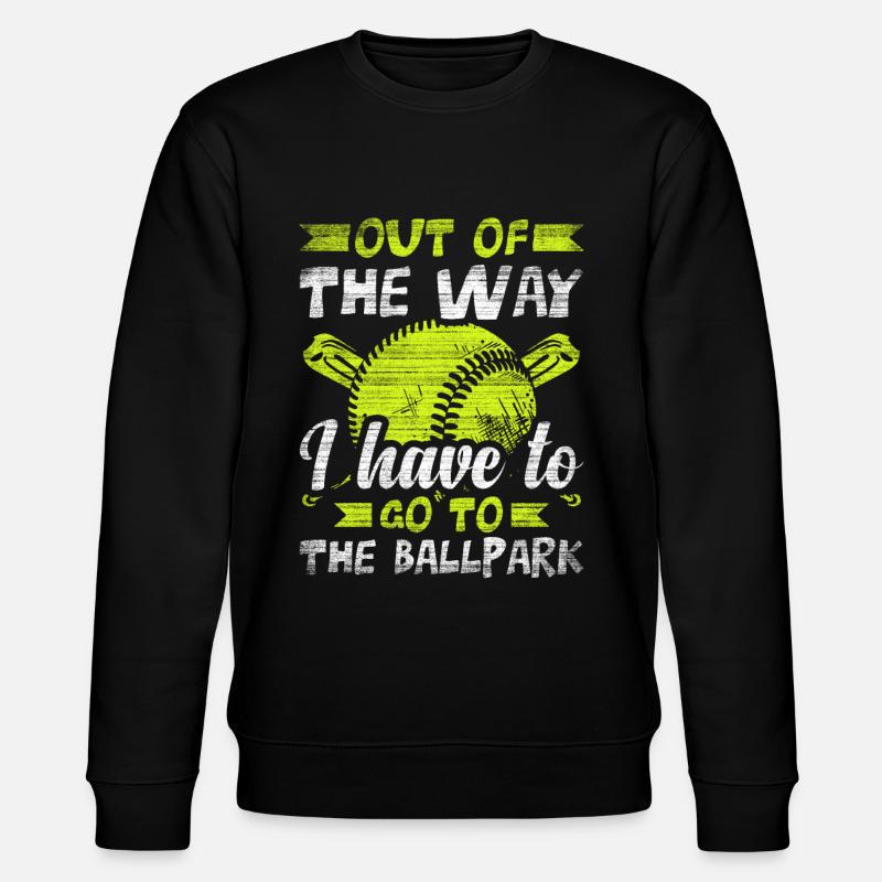 Je dois aller au baseball - Sweat bio CHANGER Stanley/Stella Unisexe - noir